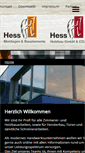 Mobile Screenshot of hess-holzmontage.de